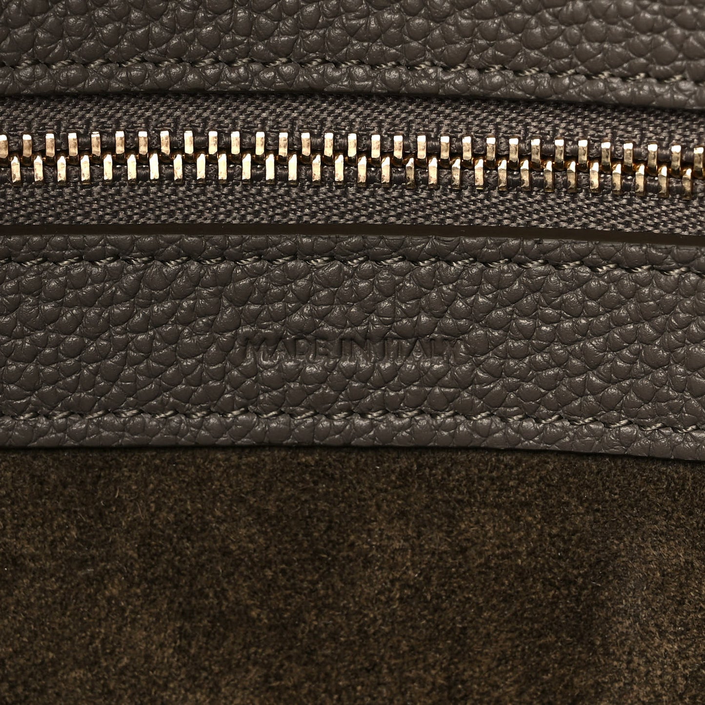 Soft Grained Calfskin Small Belt Cabas Phantom Taupe