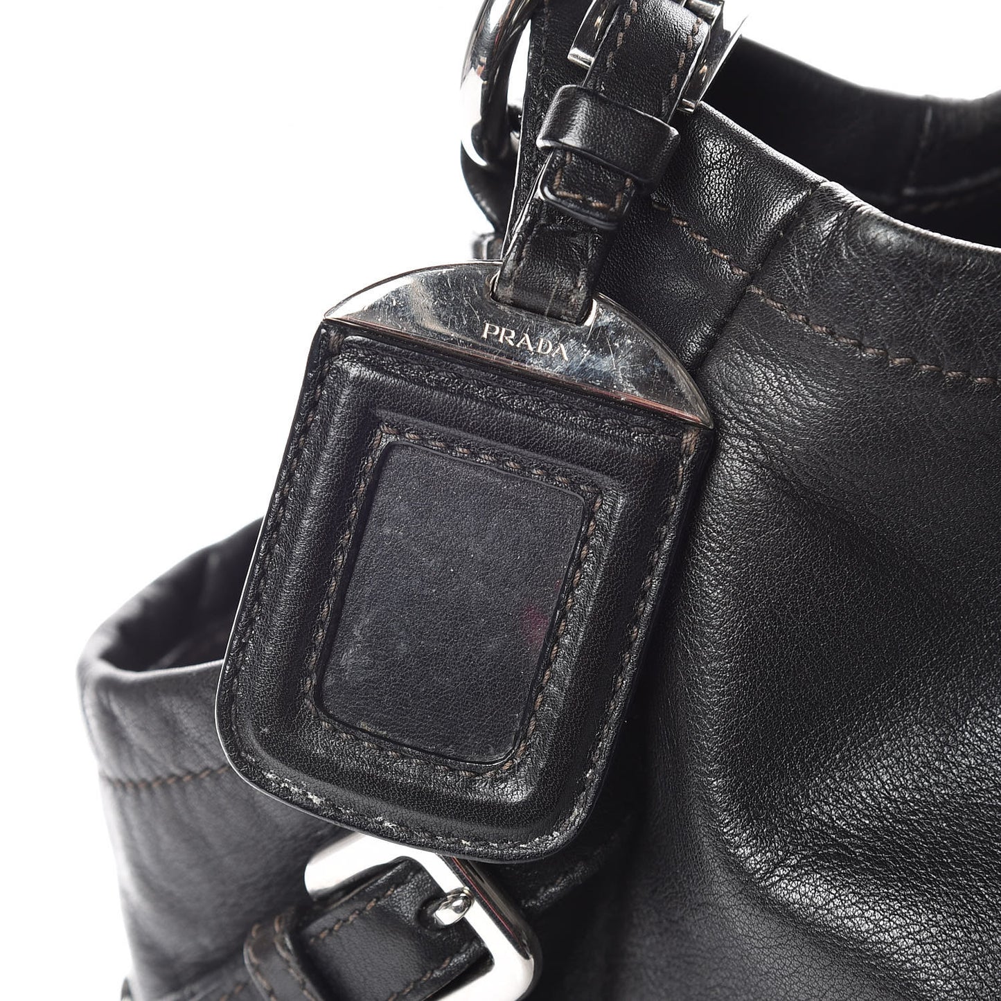 Soft Calfskin Two Pocket Hobo Black