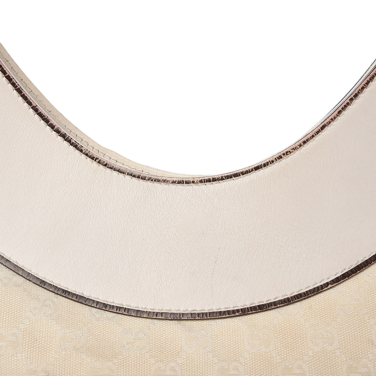 Gucci Monogram Half Moon Hobo White 9 of 16