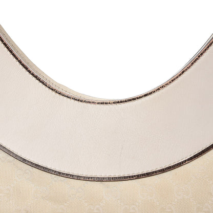 Gucci Monogram Half Moon Hobo White 9 of 16