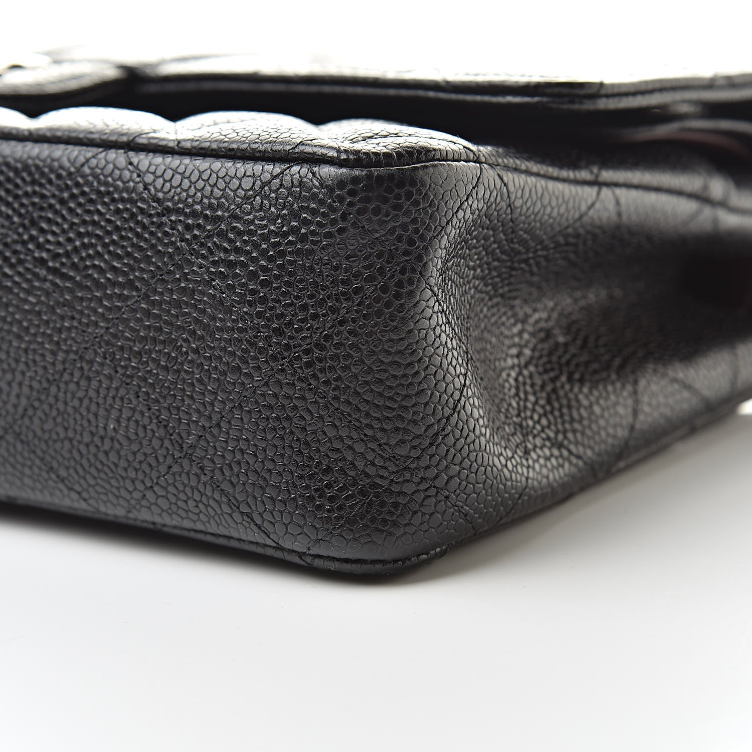 Chanel Caviar Quilted Medium Double Flap Black 10 of 13