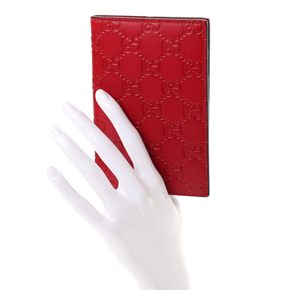 Gucci Guccissima Signature Passport Case Red 2 of 7