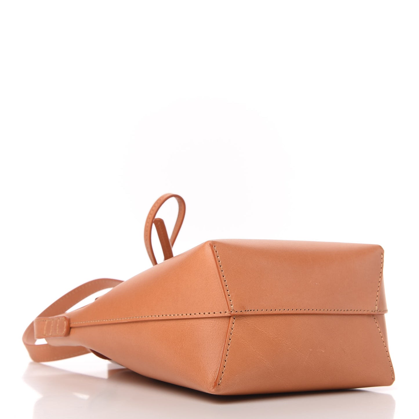 Calfskin Mini Bucket Bag Cammello Rosa