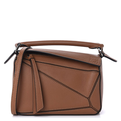 Loewe Calfskin Mini Puzzle Bag Tan 1 of 10