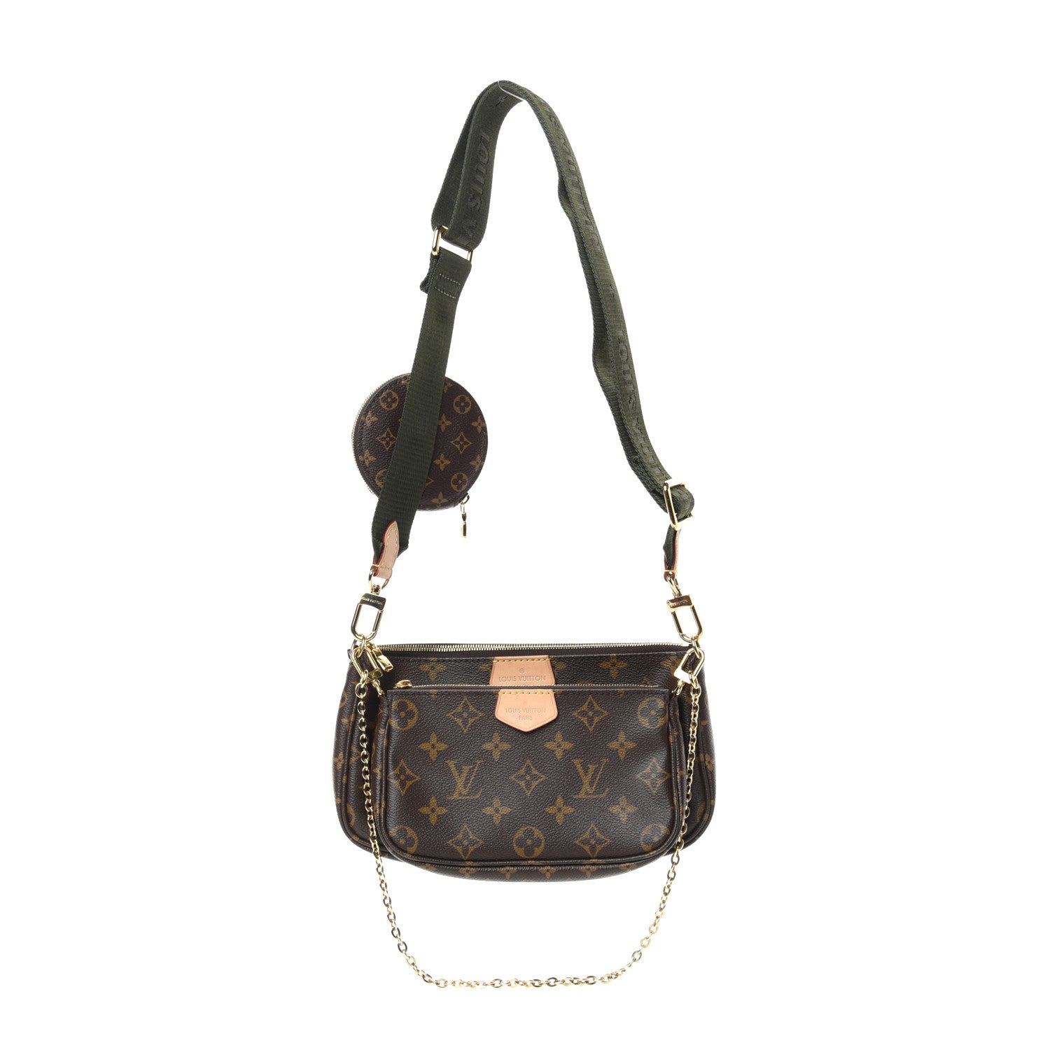 Louis Vuitton Monogram Multi Pochette Accessories Kaki 1 of 15