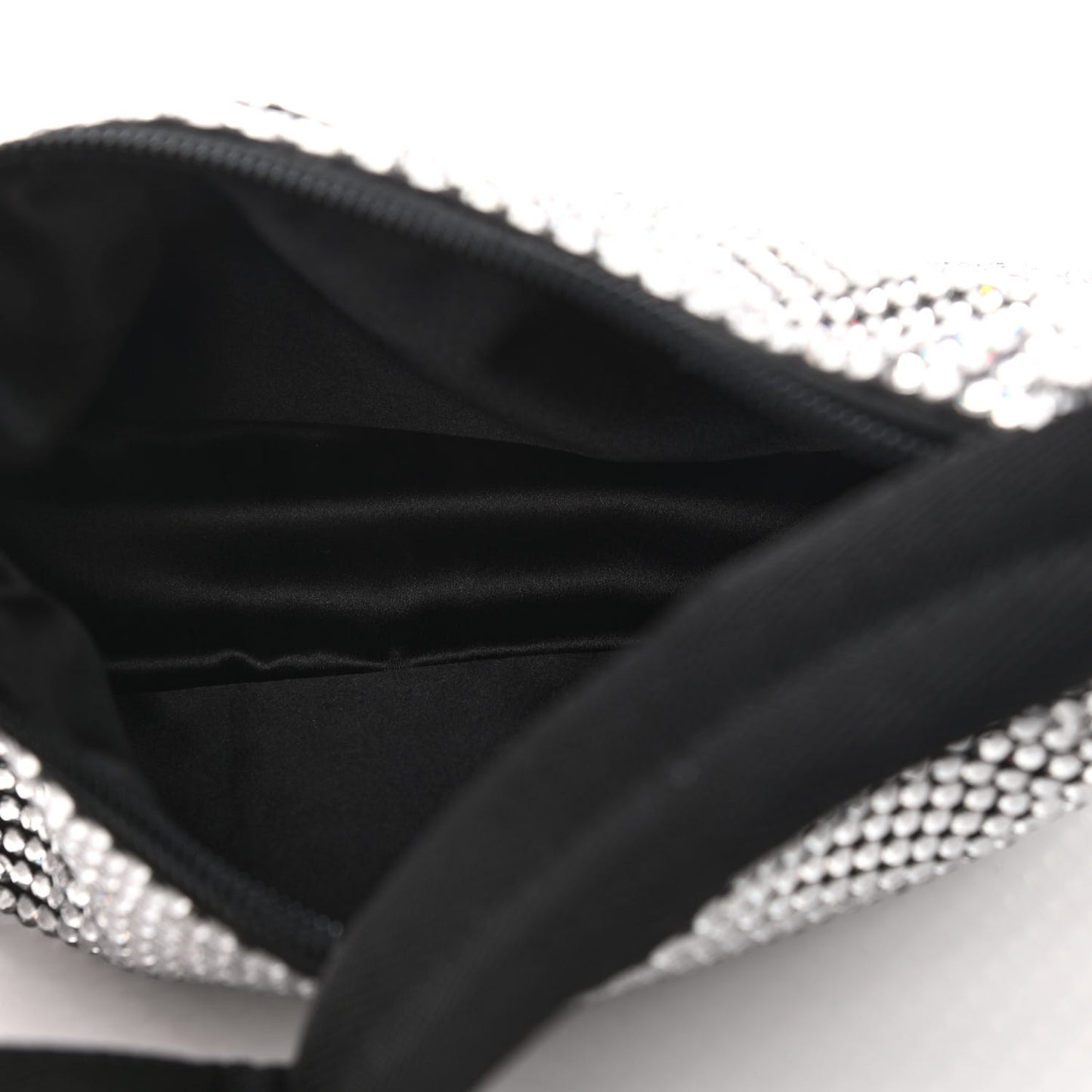 Satin Crystal Mini Re-Edition 2000 Bag Cristal