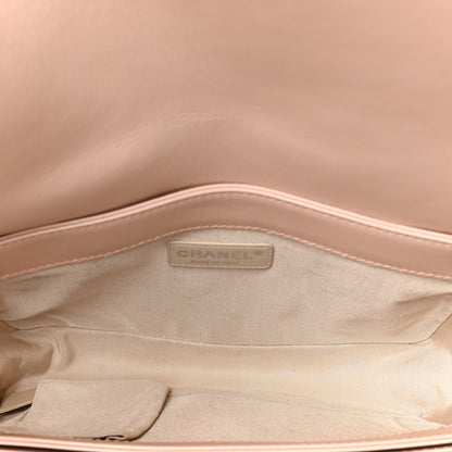 Chanel Calfskin New Medium Boy Reverso Flap Light Pink 5 of 12