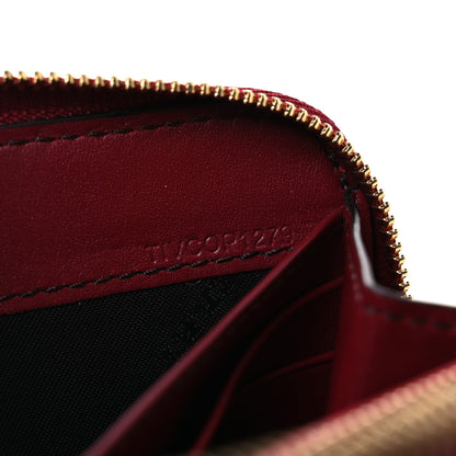 Burberry Grainy Calfskin House Check Elmore Zip Around Wallet Russet Red 7 of 7