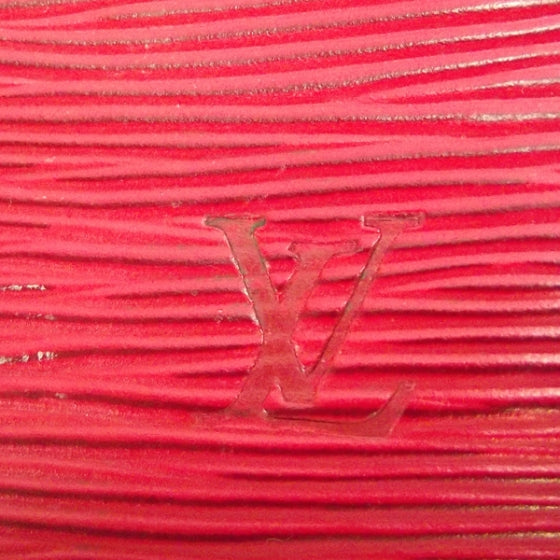Louis Vuitton Epi Pochette Accessories Bag Rouge 4 of 9