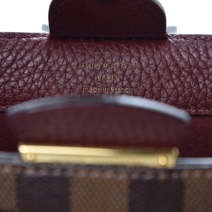 Louis Vuitton Damier Ebene Cuir Taurillon Brittany Bordeaux 6 of 9