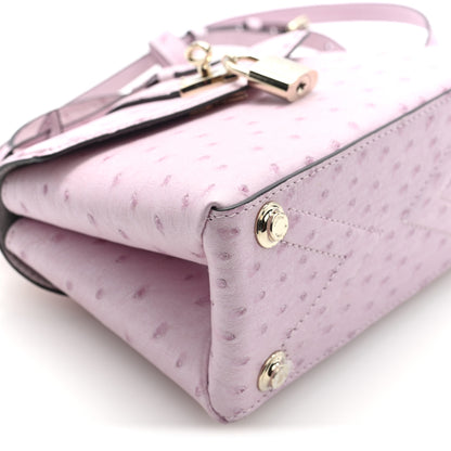 Louis Vuitton Iridescent Ostrich Rose Des Vents Mini Pearly Lilac 11 of 11