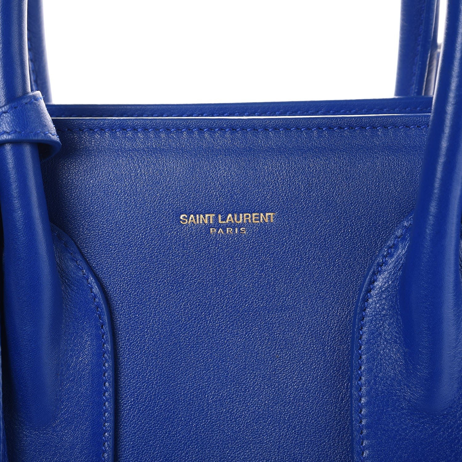 Saint Laurent Calfskin Small Sac De Jour Blue Majorelle 7 of 8