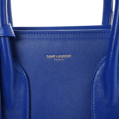 Saint Laurent Calfskin Small Sac De Jour Blue Majorelle 7 of 8