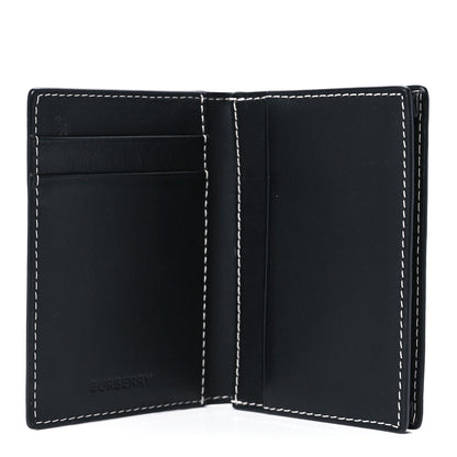 Burberry E-Canvas Check Folding Card Case Dark Birch Brown 5 of 15