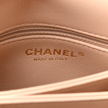 Chanel Lambskin Quilted Small Trendy CC Dual Handle Flap Bag Beige 6 of 10