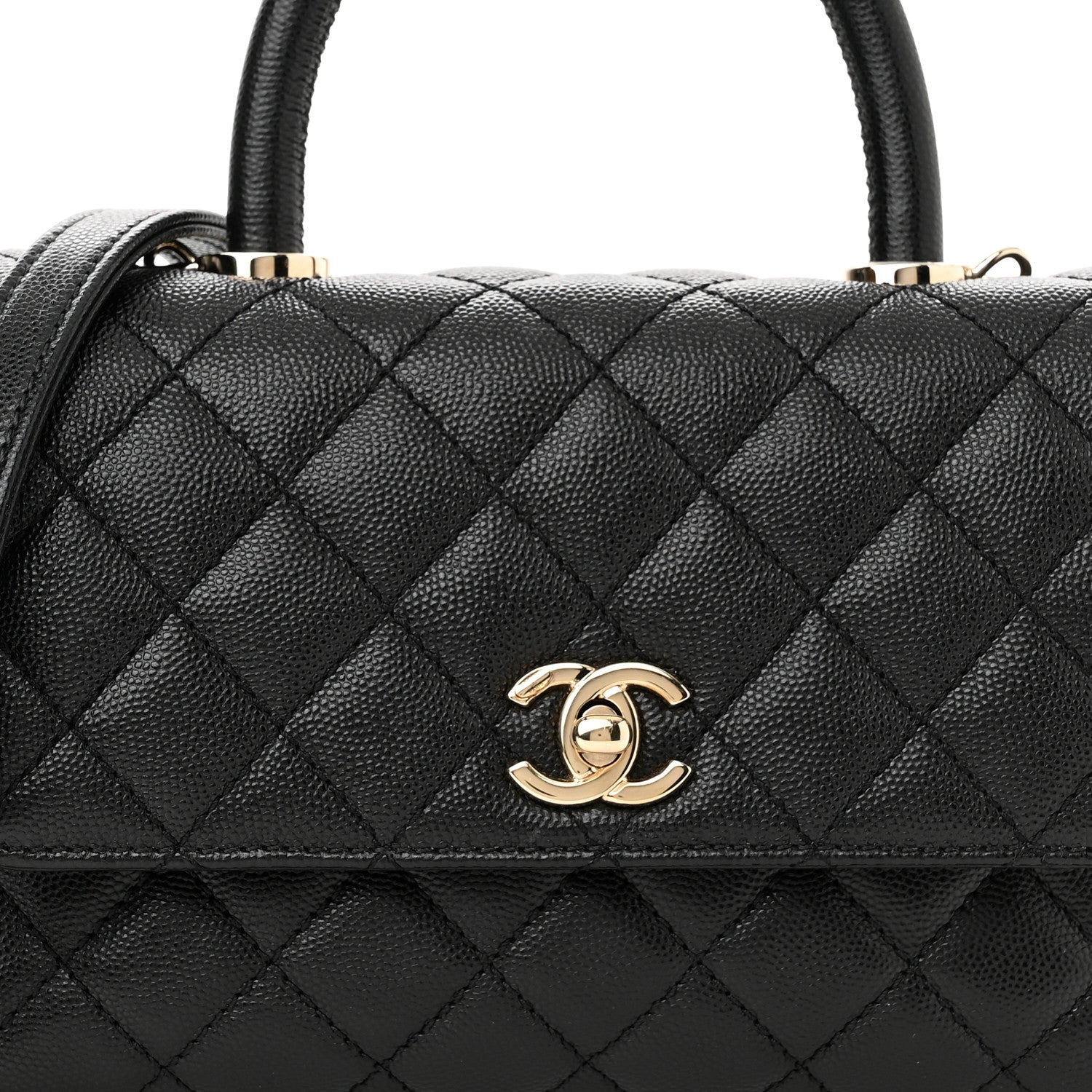 Chanel Caviar Quilted Mini Coco Handle Flap Black 8 of 10