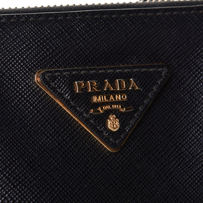 Prada Saffiano Lux Extra Large Galleria Double Zip Tote Black 8 of 12