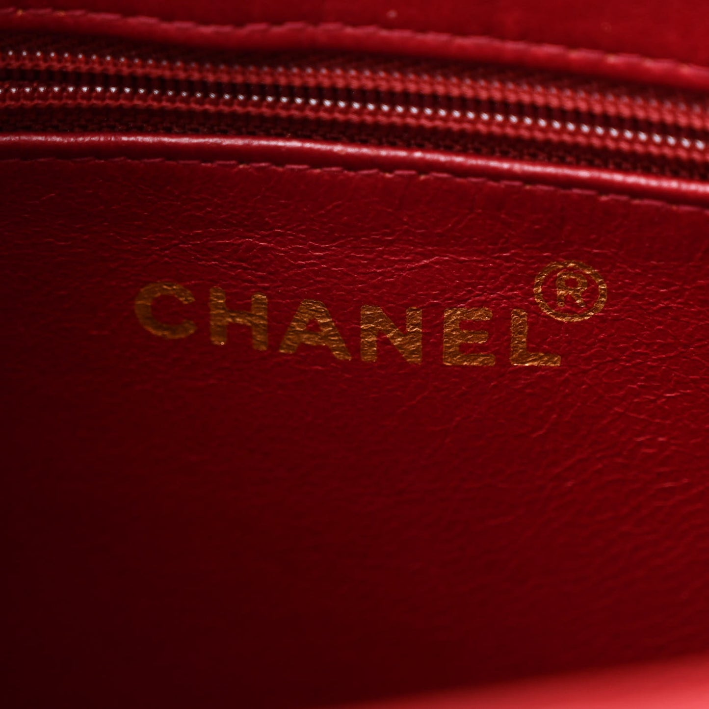 Lambskin Quilted Medallion Tote Red