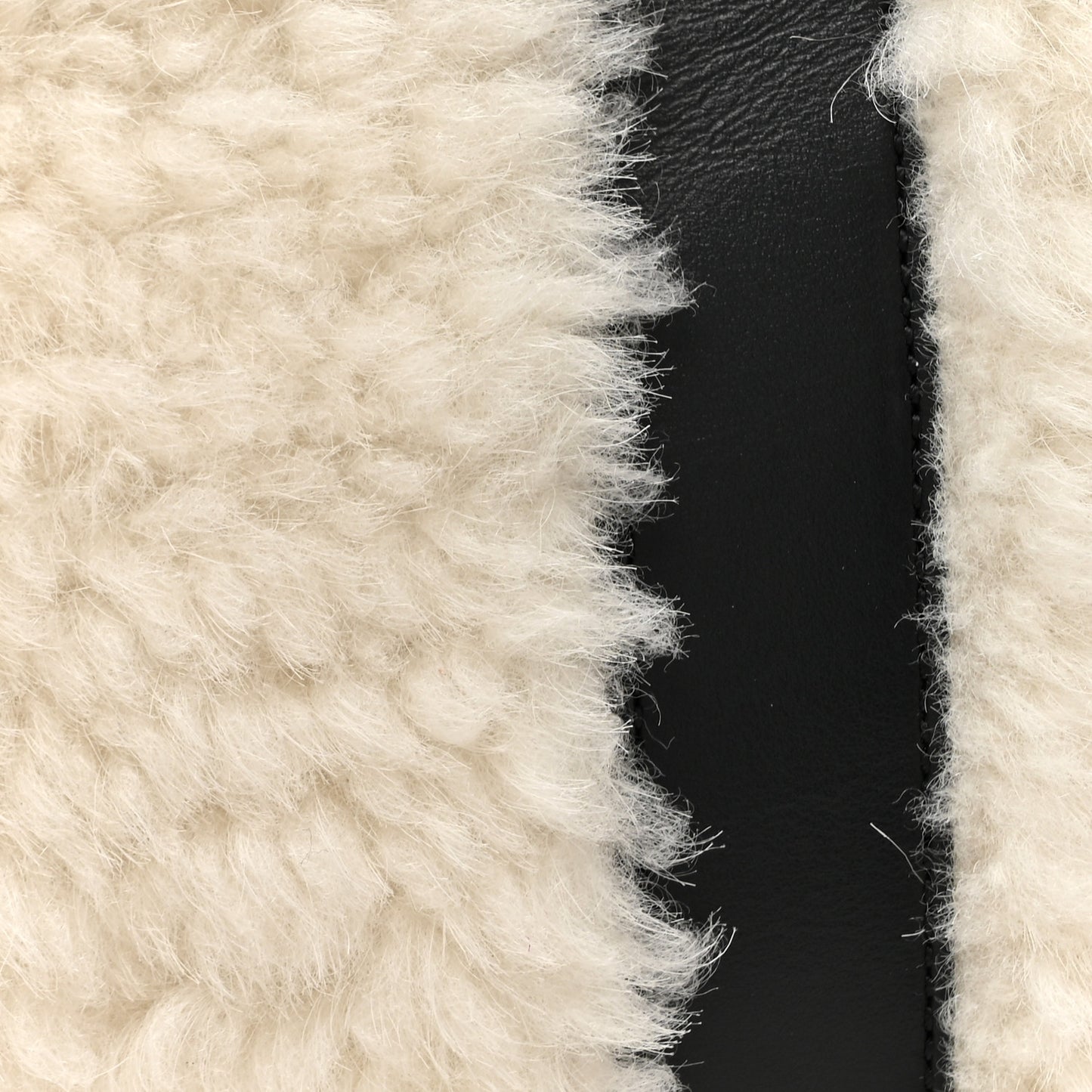 Smooth Calfskin Shearling Bayswater Black