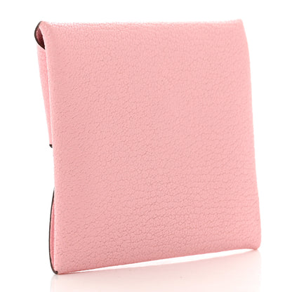 Hermes Chevre Mysore Bastia Coin Purse Rose Sakura 3 of 7