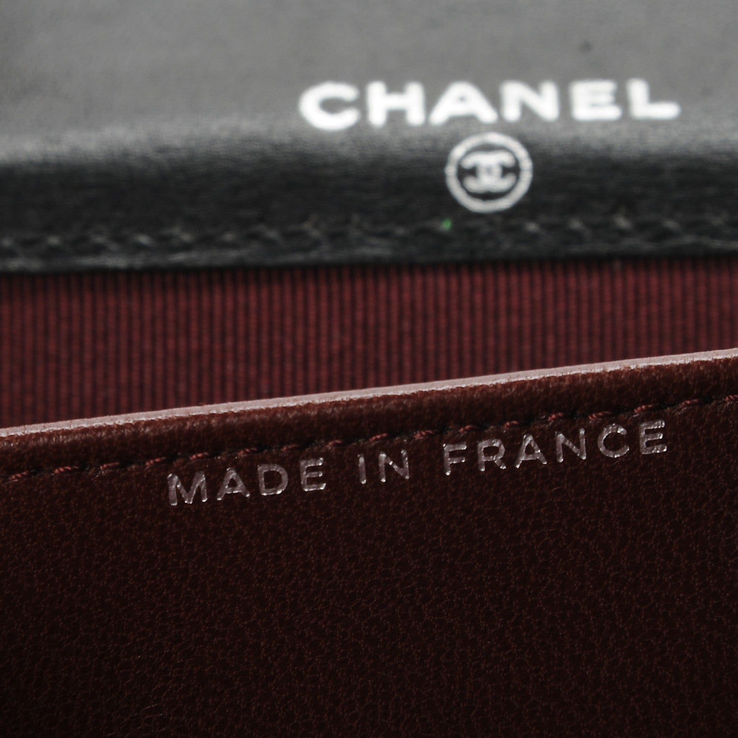 Chanel Lambskin Quilted Flap Card Holder Wallet Black 7 of 8