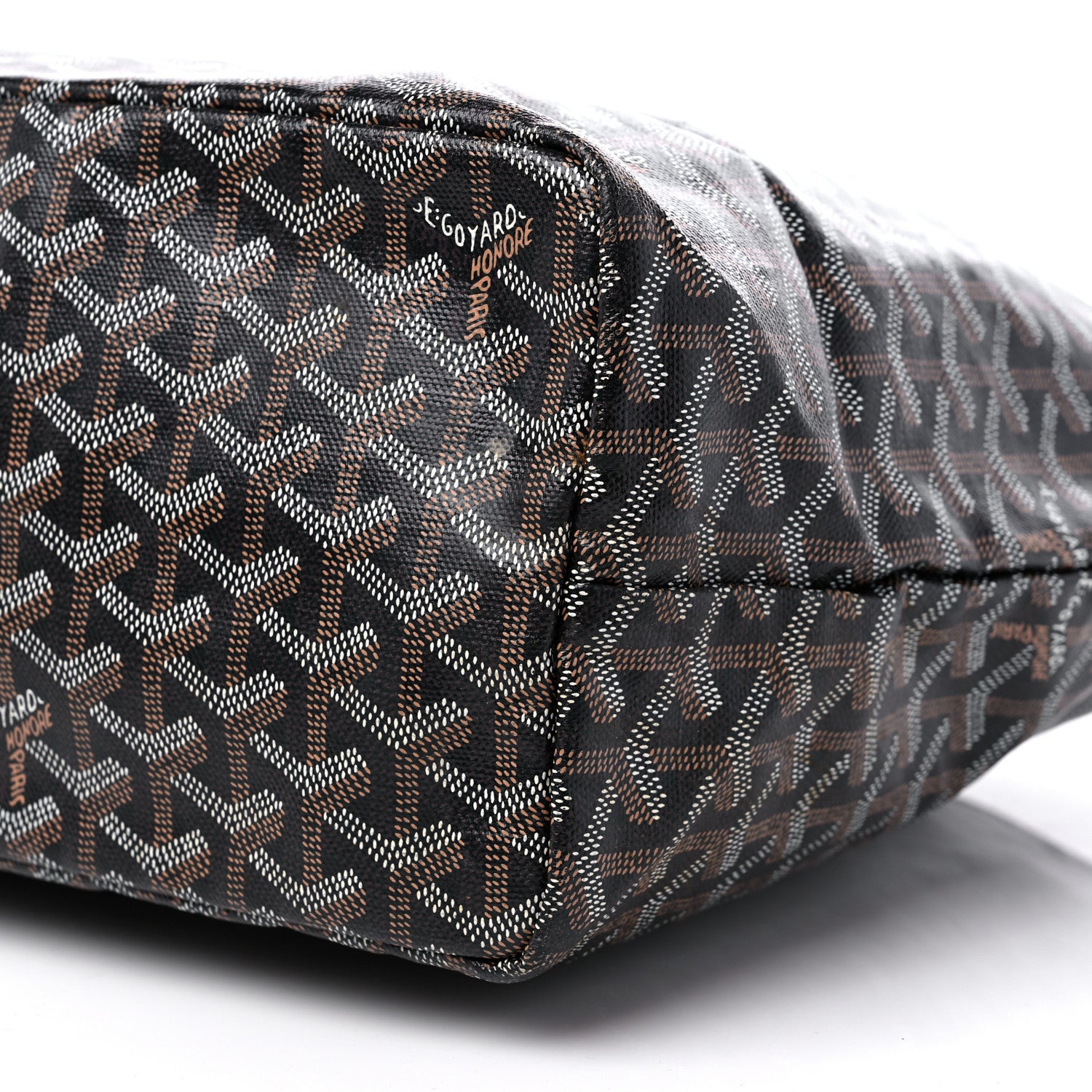 Goyard Goyardine Saint Louis PM Black Gold 9 of 14