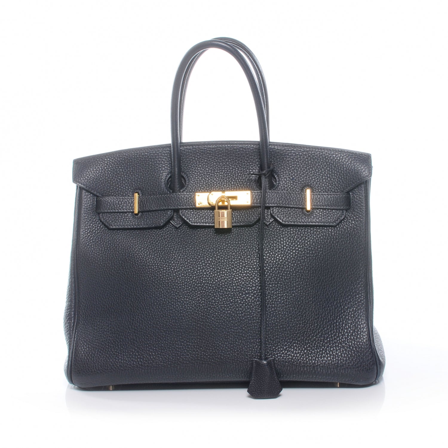 Hermes Taurillon Clemence Birkin 35 Black 1 of 10