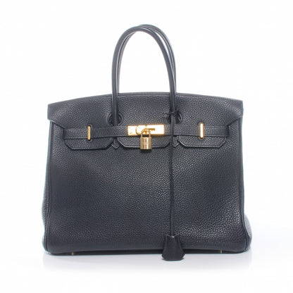 Hermes Taurillon Clemence Birkin 35 Black 1 of 10