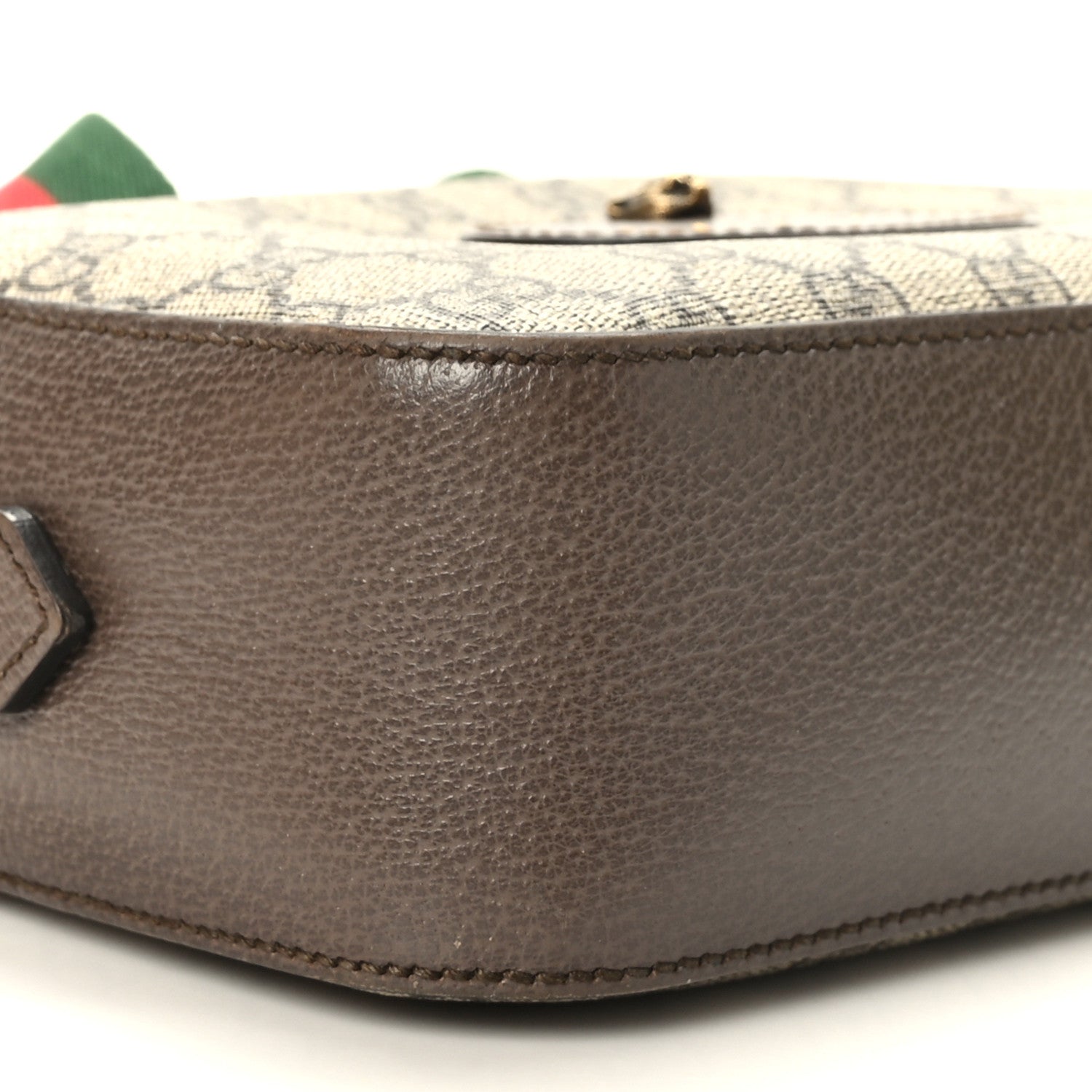 Gucci GG Supreme Monogram Web Neo Vintage Shoulder Bag Beige New Acero Crop 8 of 11