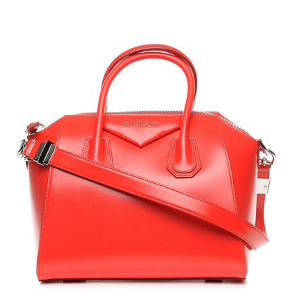 Givenchy Shiny Lord Calfskin Small Antigona Medium Red 1 of 8