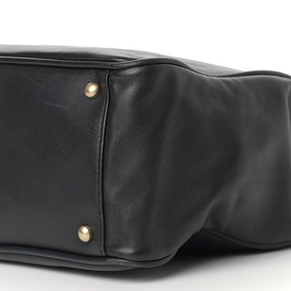 Chanel Lambskin Camellia Tote Black 9 of 16