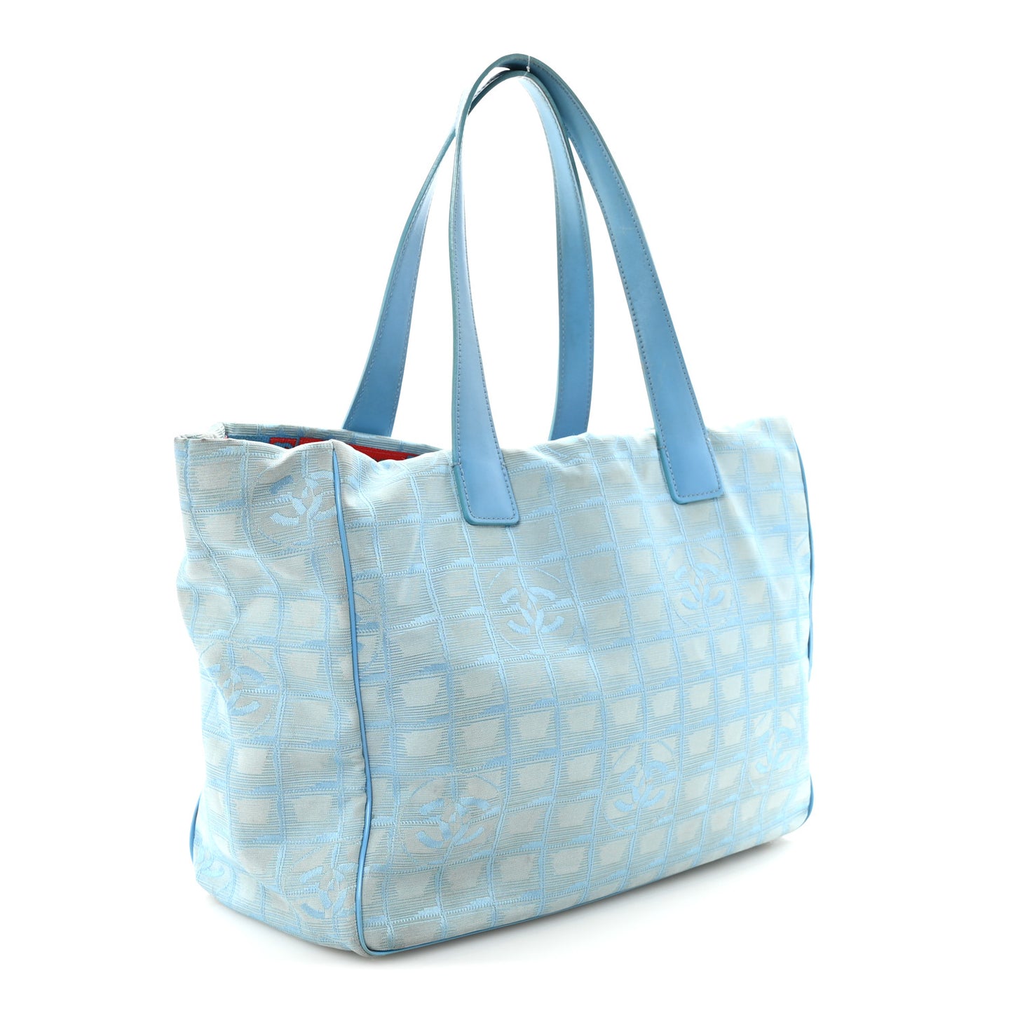 Nylon Travel Large Tote Blue