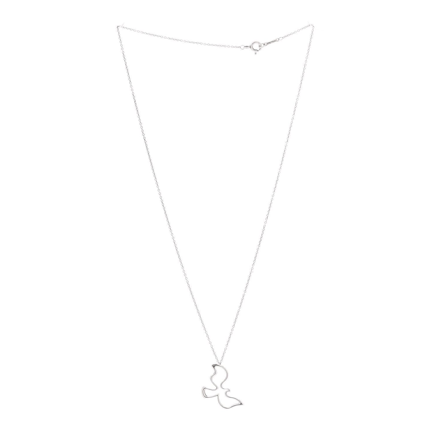 Sterling Silver Paloma Picasso Dove Pendant Necklace