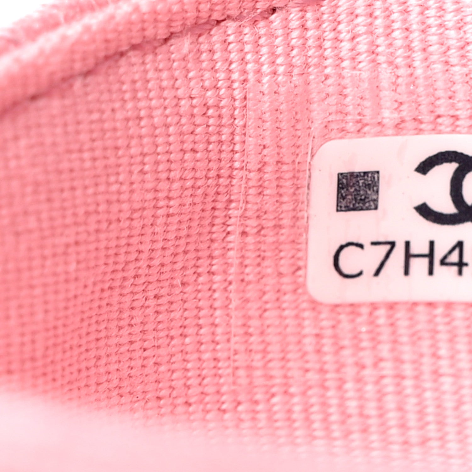 Chanel Cloudy Pearly Goatskin Quilted Flap Card Holder Wallet Pink 8 of 9