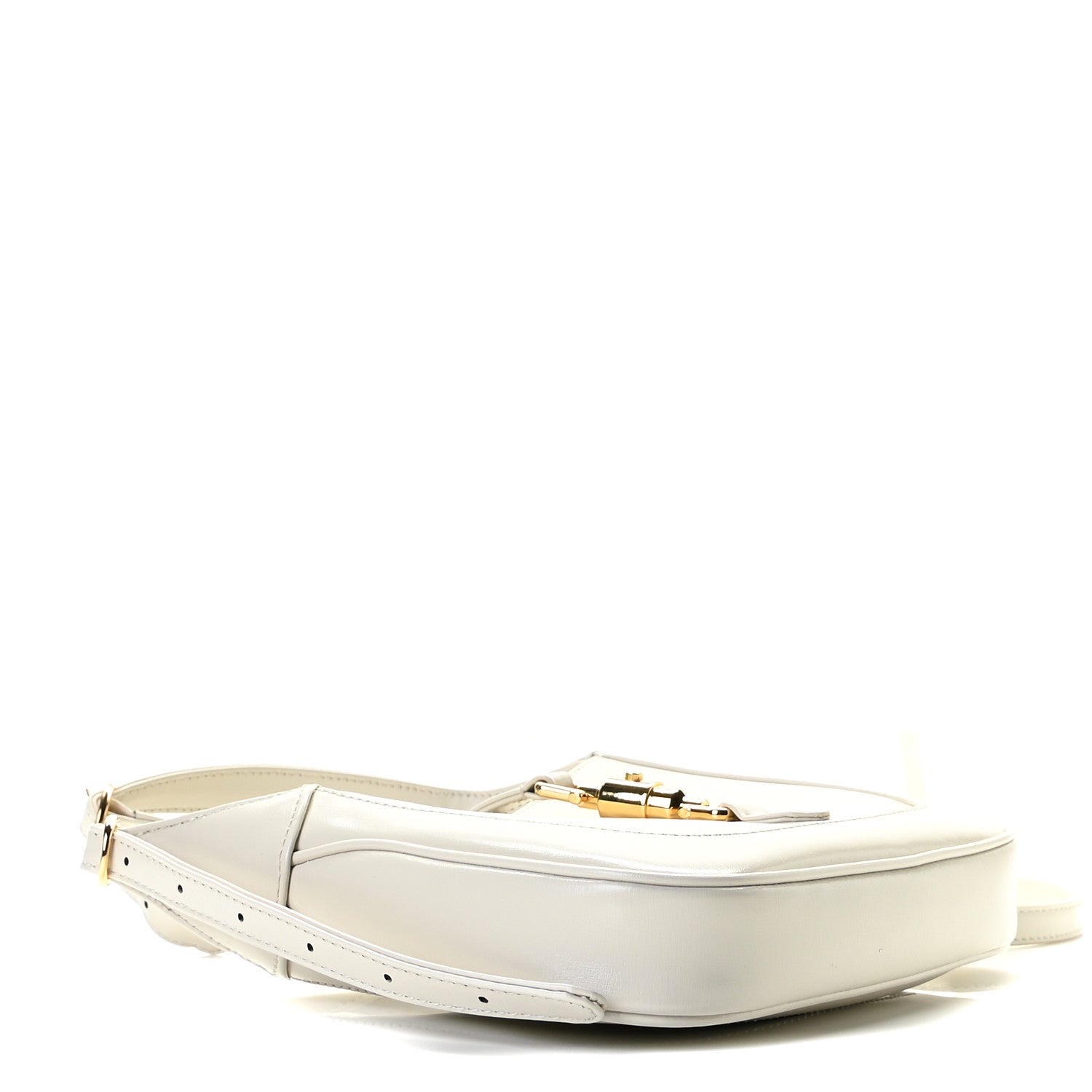 Gucci Boarded Dyana Lux Calfskin Mini Jackie 1961 Hobo Mystic White 4 of 9