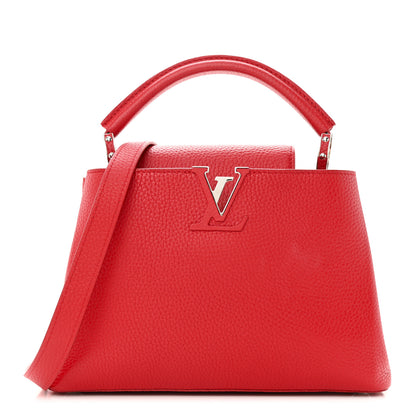 Louis Vuitton Taurillon Capucines BB Rubis 1 of 9