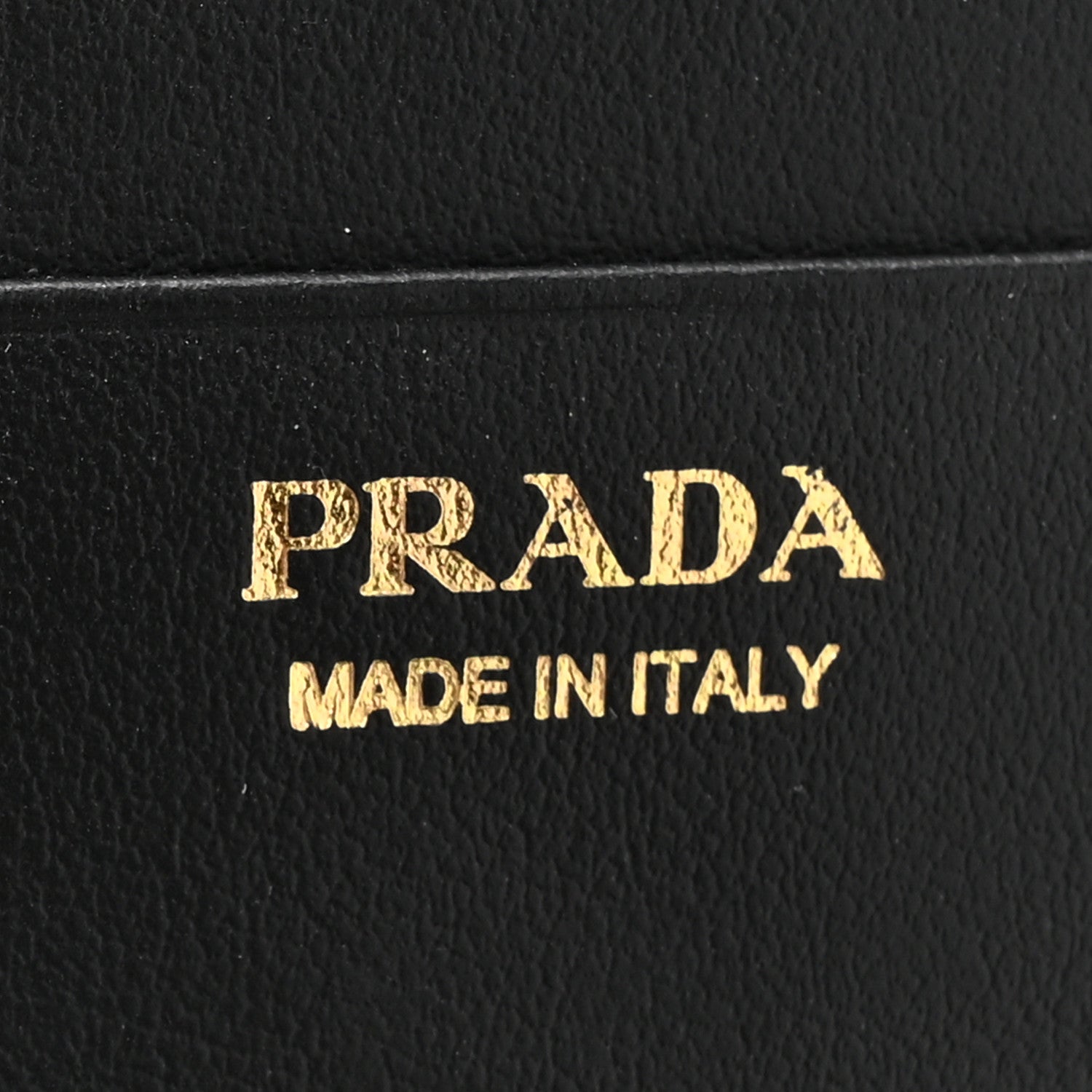 Prada Saffiano Metal Coin Case Card Holder Black 6 of 8