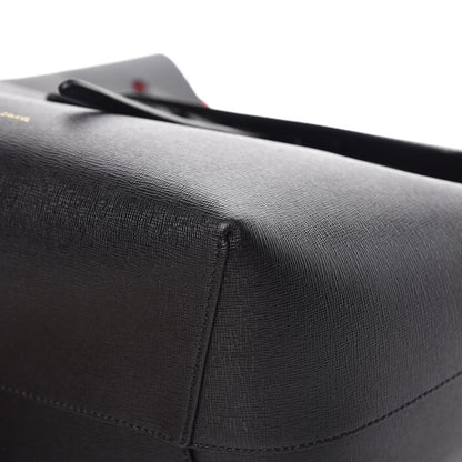 Mansur Gavriel Saffiano Backpack Black Flamma 9 of 14