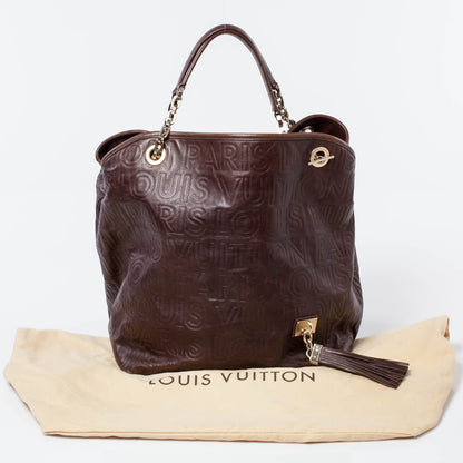 Louis Vuitton Monogram Paris Souple Whisper GM Chocolate 10 of 10