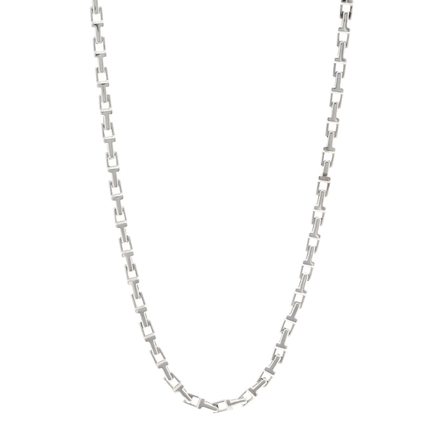 Tiffany Sterling Silver Interchangeable T Chain Necklace 4 of 11