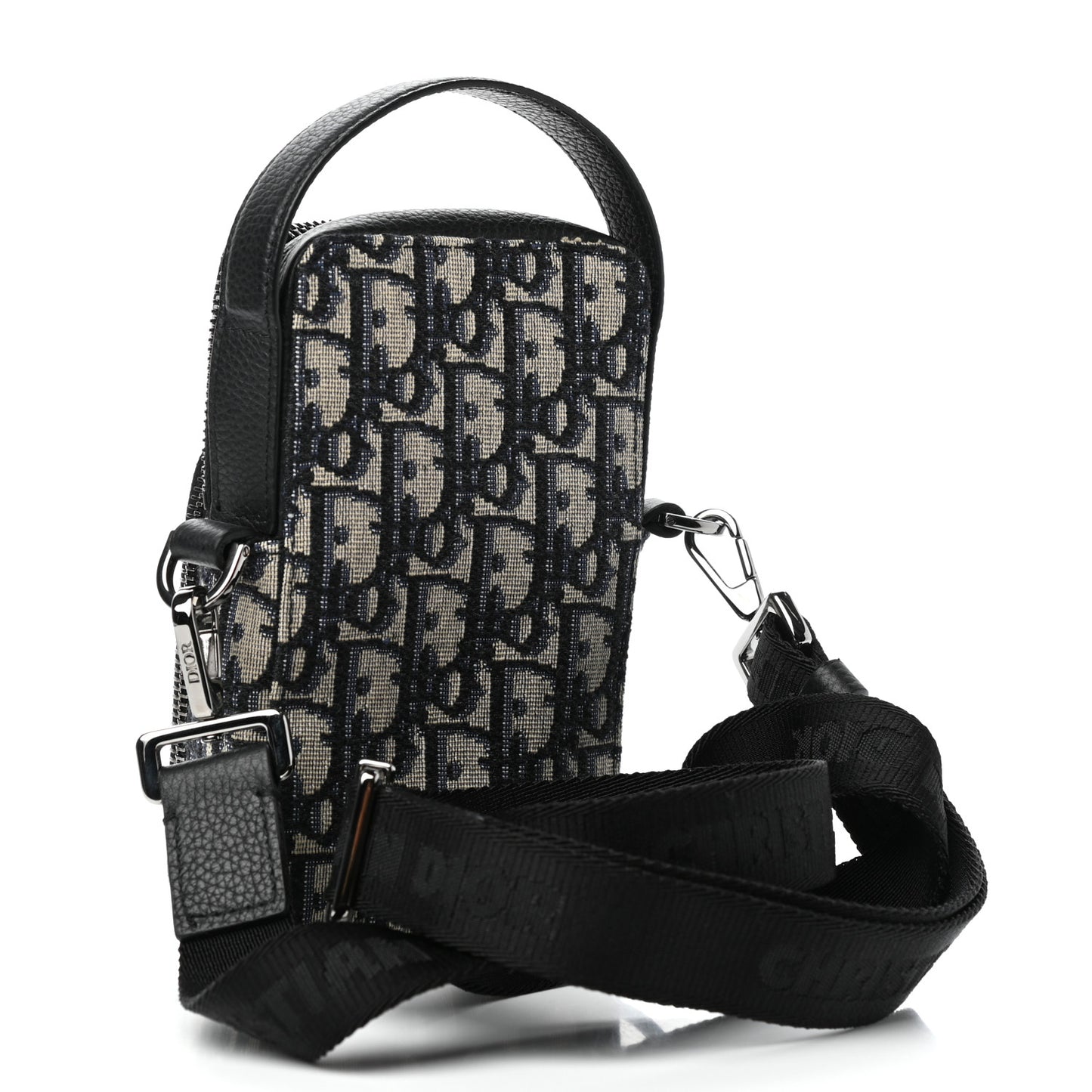 Oblique Crossbody Bag Blue