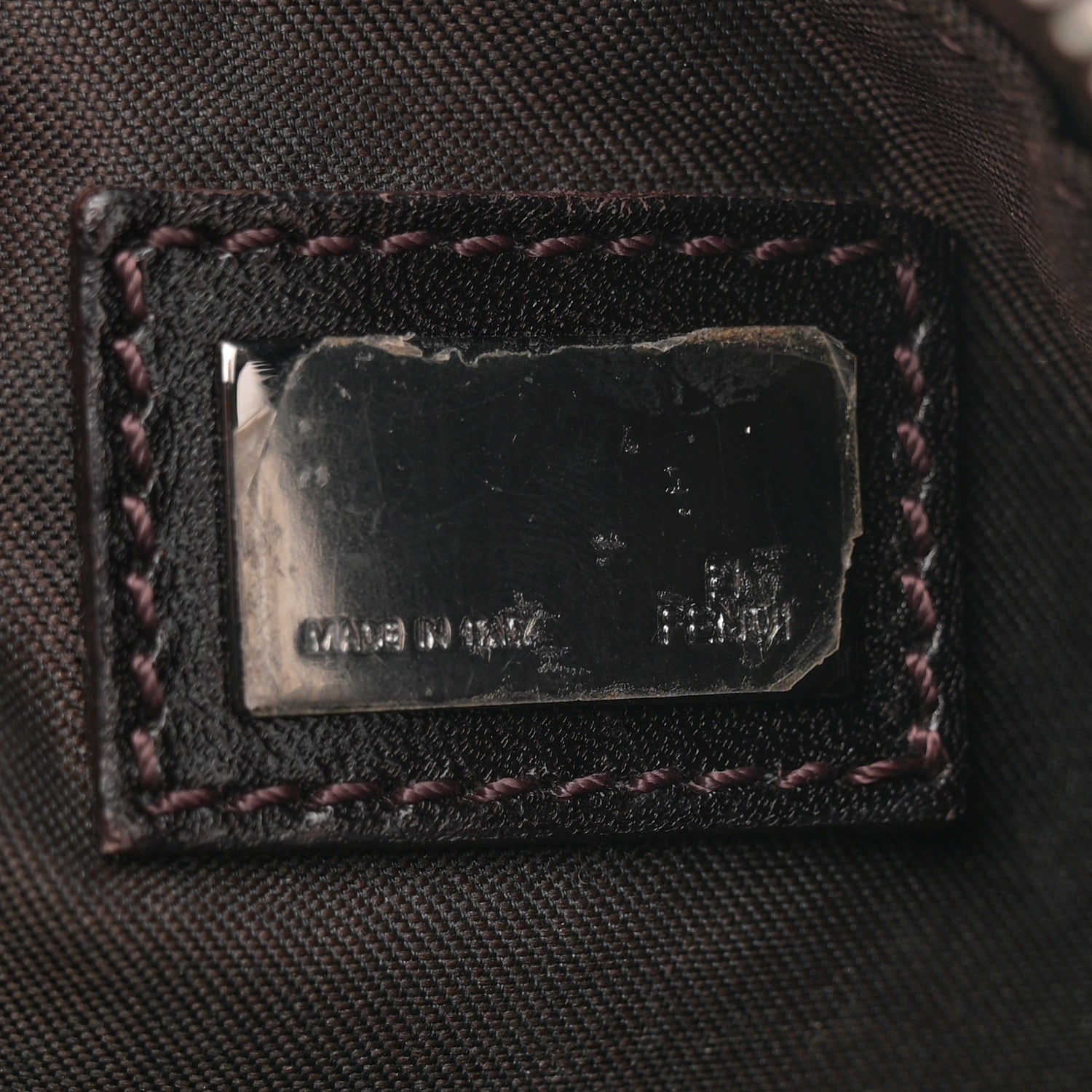 Fendi Zucca Mini Pochette Tobacco 6 of 11