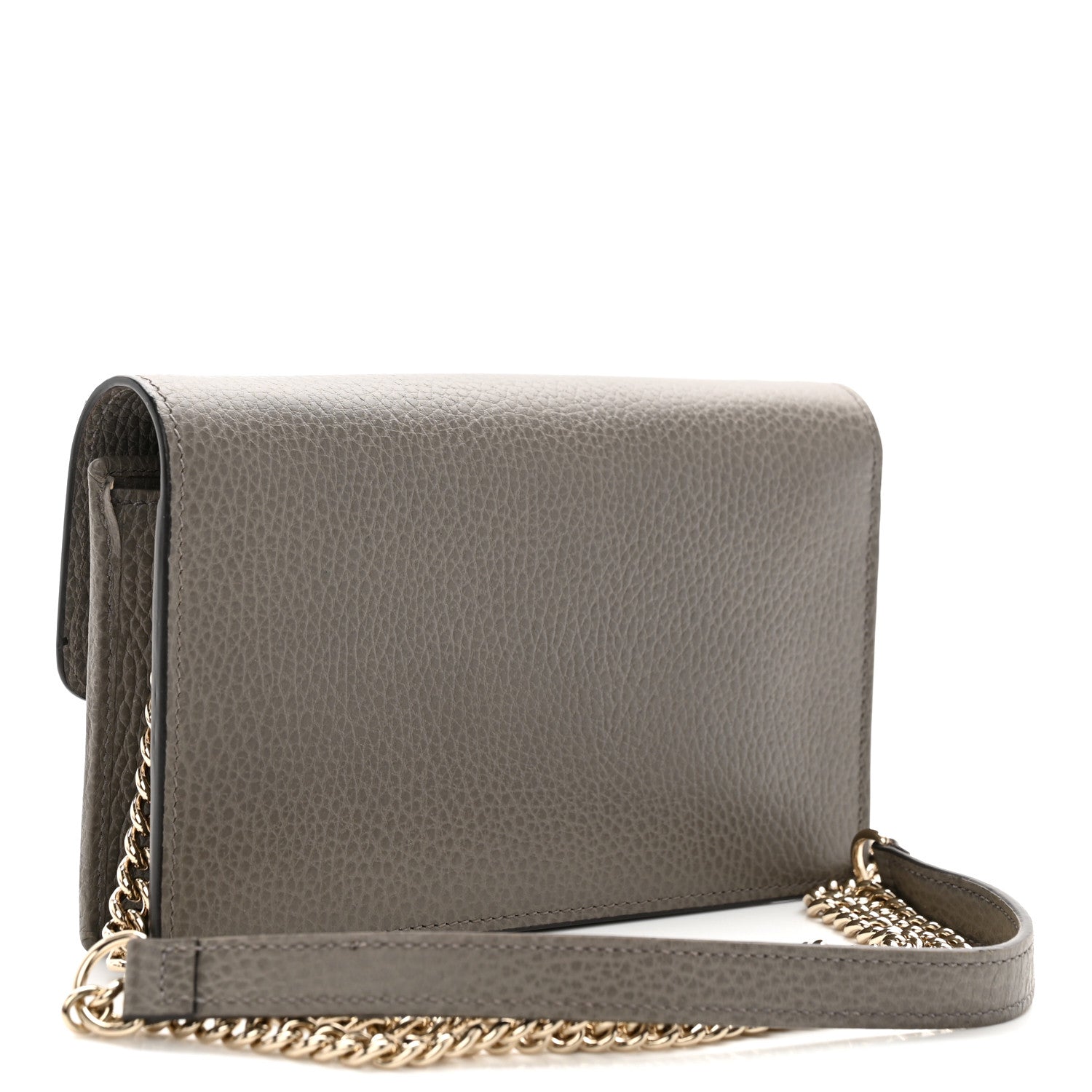 Gucci Dollar Calfskin Interlocking G Chain Wallet Loess 3 of 11