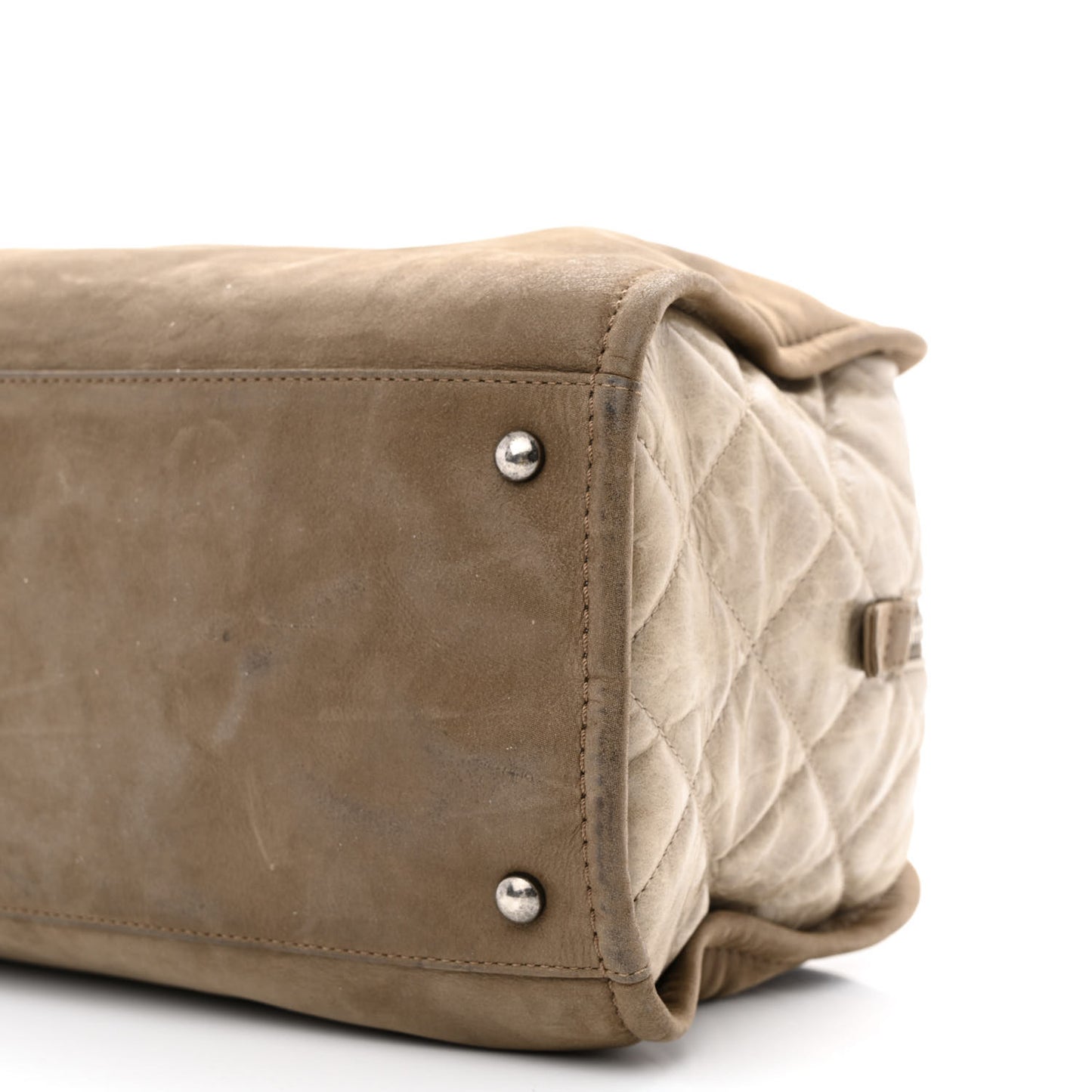 Iridescent Calfskin In The Mix Bowler Brown