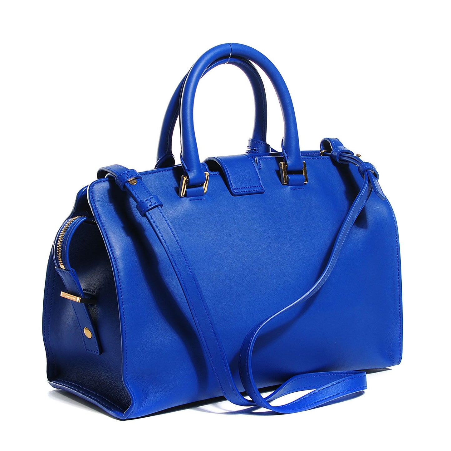 Calfskin Small Classic Y Cabas Royal Blue