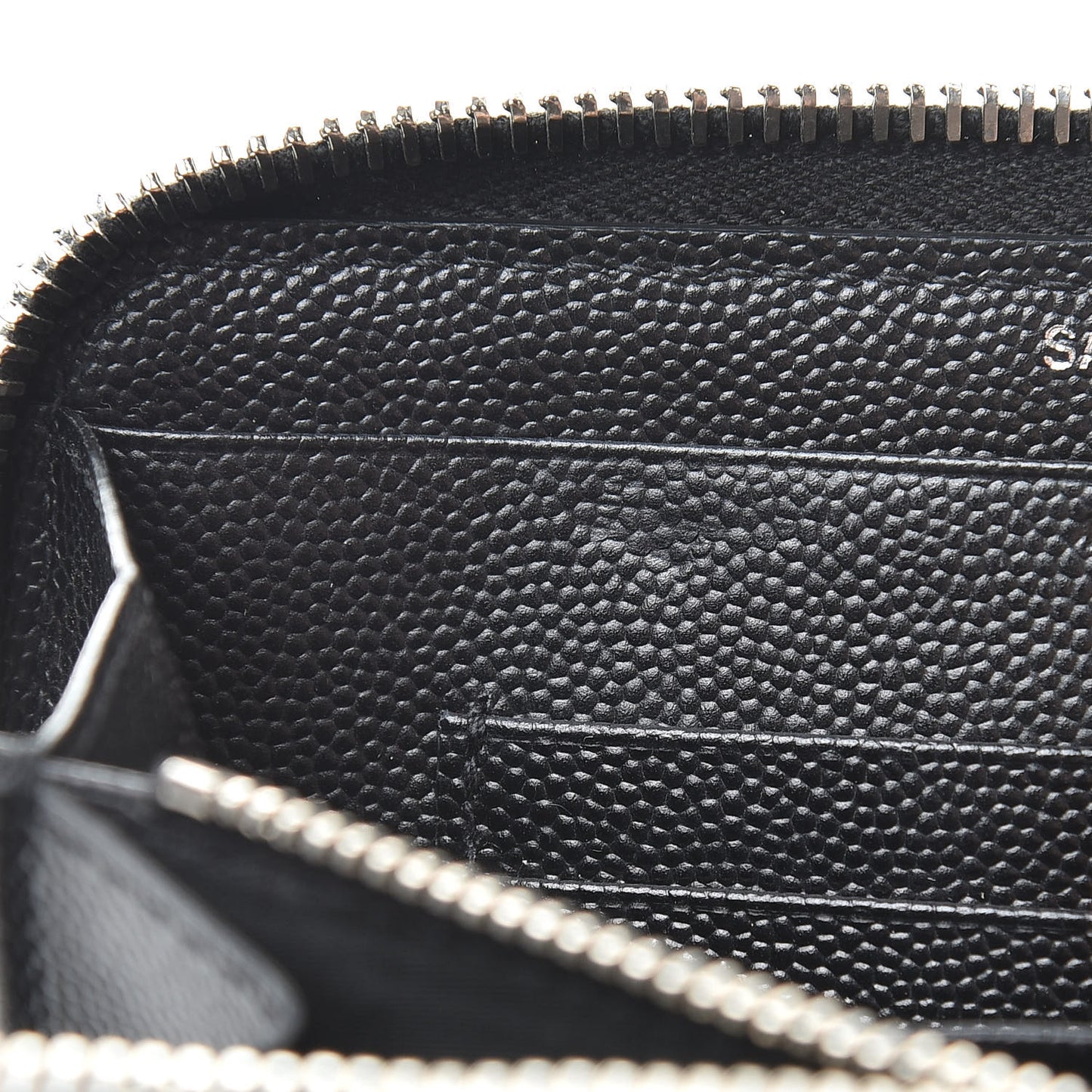 Grain De Poudre Matelasse Chevron Monogram Zip Around Wallet Earth