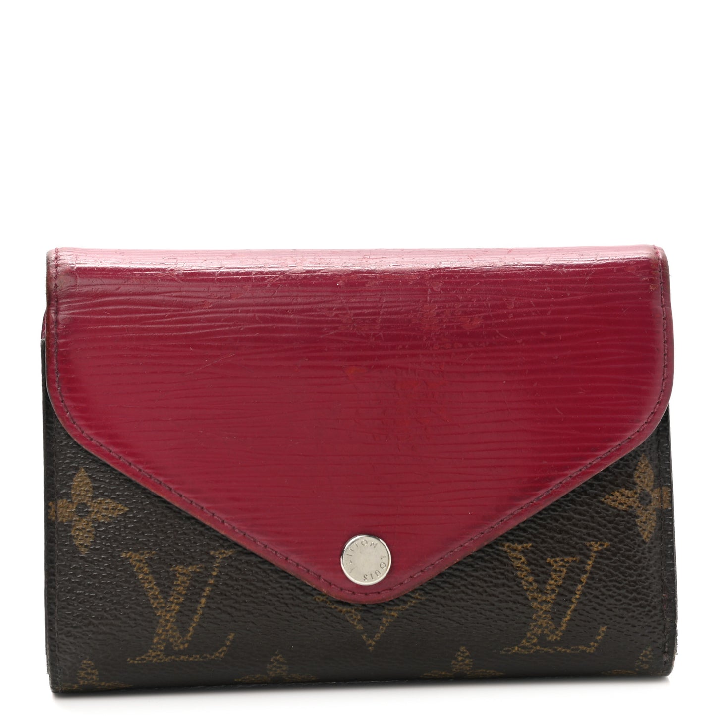 Epi Monogram Marie-Lou Compact Wallet Fuchsia