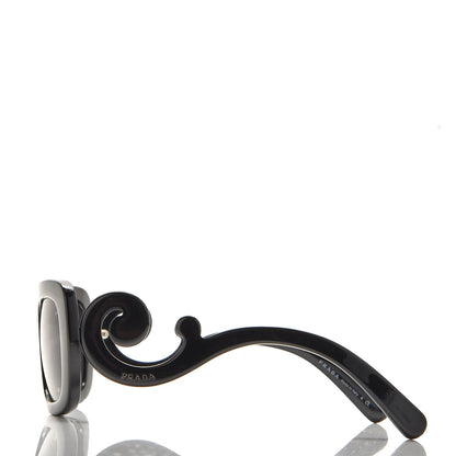 Prada Acetate Baroque Sunglasses SPR 27O Black 3 of 8