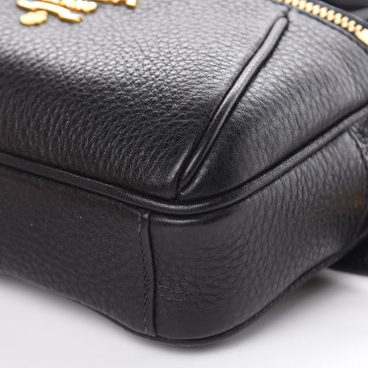 Prada Vitello Daino Belt Bag Black 10 of 11