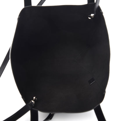 Givenchy Calfskin Logo Print Medium Stargate Shopper Tote Black 7 of 9